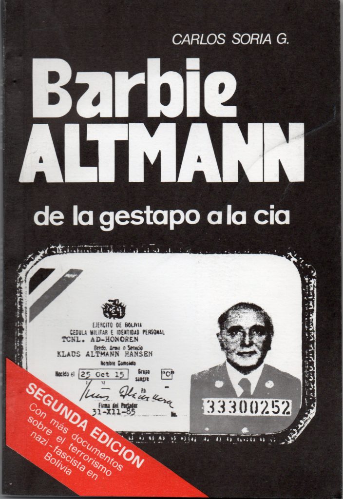 Portada de Barbie-Altmann: de la Gestapo a la CIA.